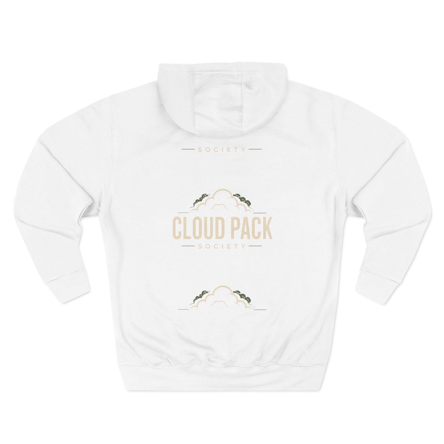 Join the Society Cloud Pack Hoodie — Retro Cloud Graphic Pullover