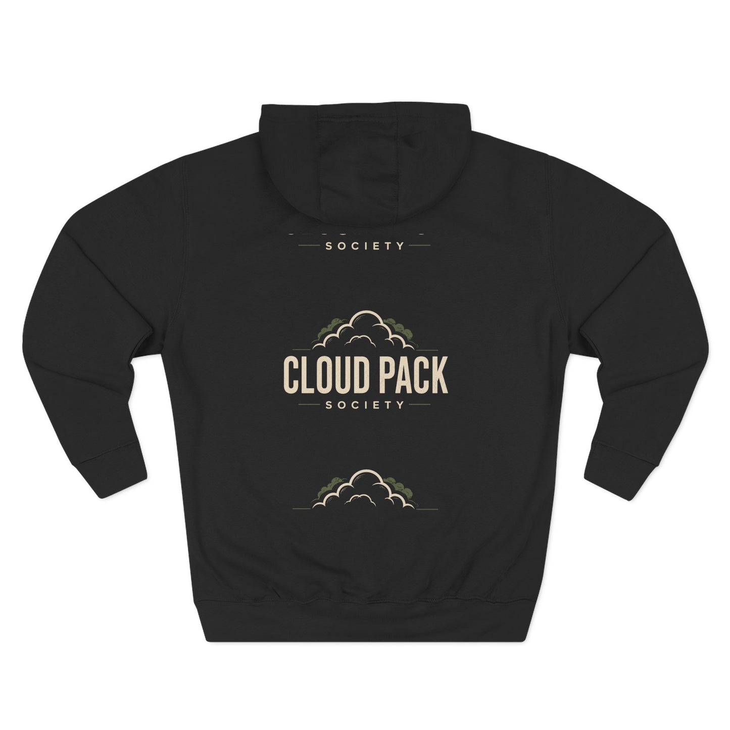 Join the Society Cloud Pack Hoodie — Retro Cloud Graphic Pullover
