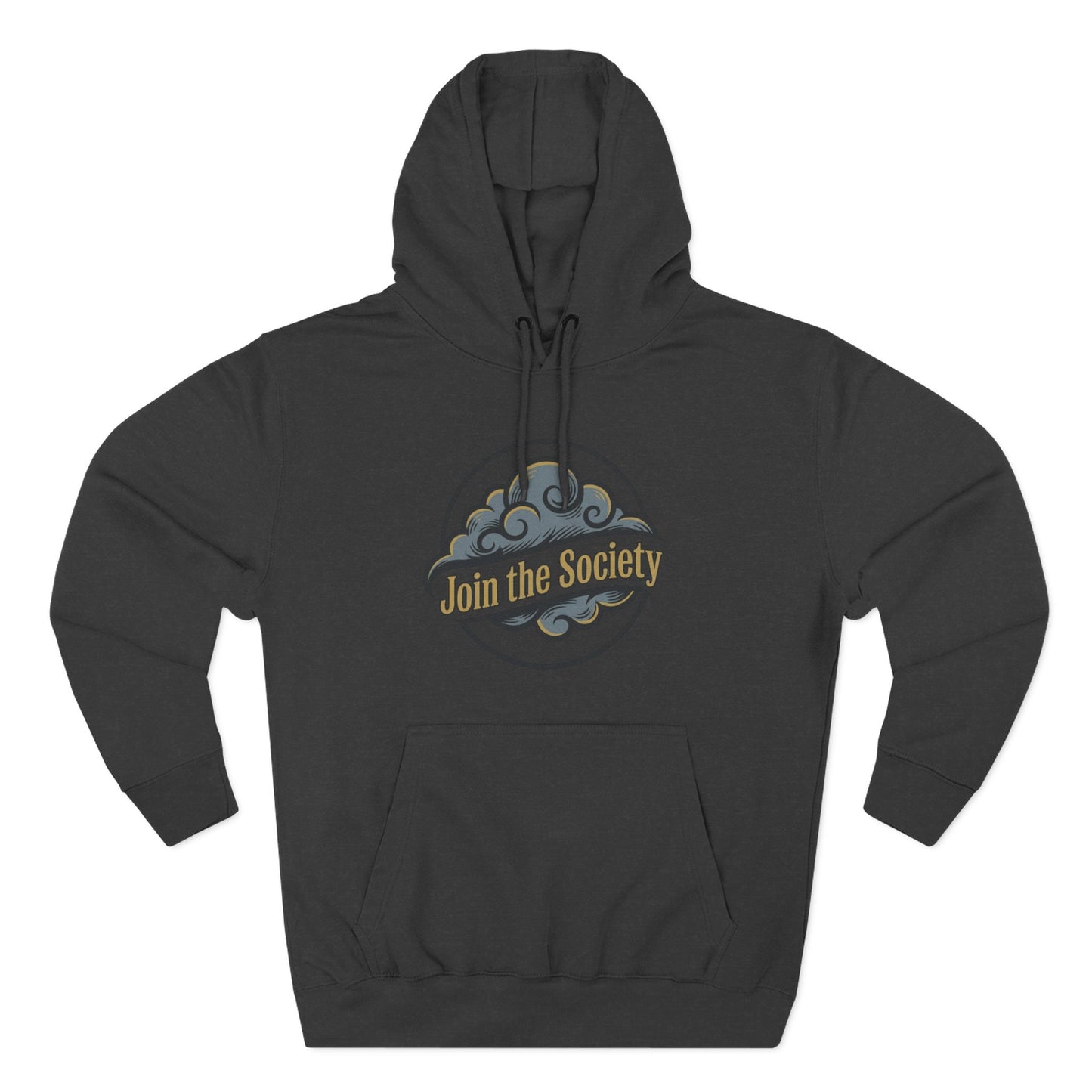 Join the Society Cloud Pack Hoodie — Retro Cloud Graphic Pullover
